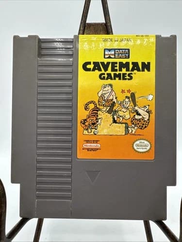 Caveman Games (Nintendo Entertainment System, 1985) NES Tested Working