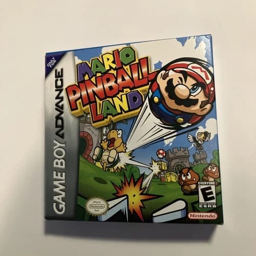 Mario Pinball Land (Nintendo Game Boy Advance, 2004, GBA) CIB Retro Video Game