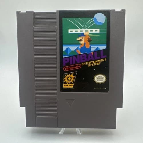 Pinball Nintendo NES Game Cartridge 1985 TESTED & WORKING
