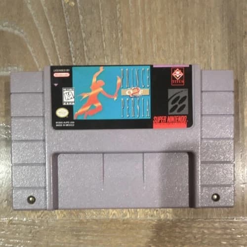 Prince of Persia 2 Super Nintendo SNES Game Cartridge by Titus NTSC-U/C