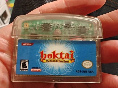 Boktai: The Sun Is in Your Hand (Nintendo Game Boy Advance, 2003) GBA Working