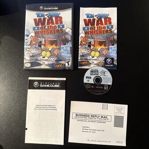 Tom and Jerry in War of the Whiskers (Nintendo GameCube) CIB Complete - Tested