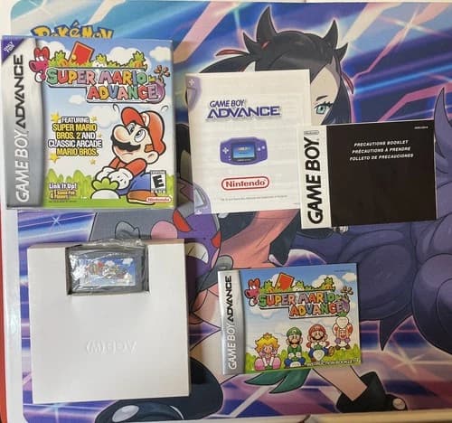 Super Mario Advance Nintendo Game Boy Advance CIB Complete In Box