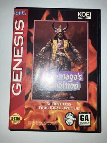 Nobunaga's Ambition (Sega Genesis, 1993) ***COMPLETE***