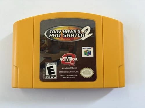 Tony Hawk's Pro Skater 2 Nintendo 64 N64 Cartridge Authentic Tested Working