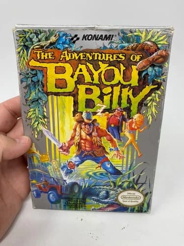 Adventures Of Bayou Billy Nintendo NES (1989) Complete In Box CIB
