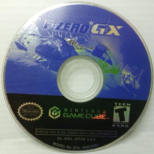 F-Zero GX (Nintendo GameCube, 2003) Disc Only | Some Wear