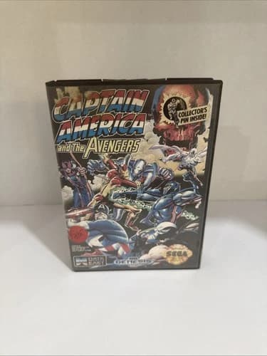 Sega Genesis Captain America and the Avengers 1992 Arcade Cartridge Tested