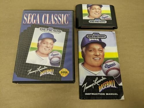 Tommy Lasorda Baseball Sega Genesis Complete in Box