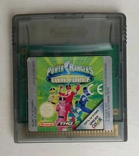 Power Rangers Time Force Nintendo Gameboy Color/ Colour Advance Game 1998