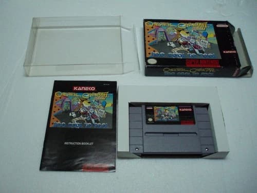 #577 Chester Cheetah: Too Cool to Fool (Super Nintendo, 1992) CIB w/ Manual