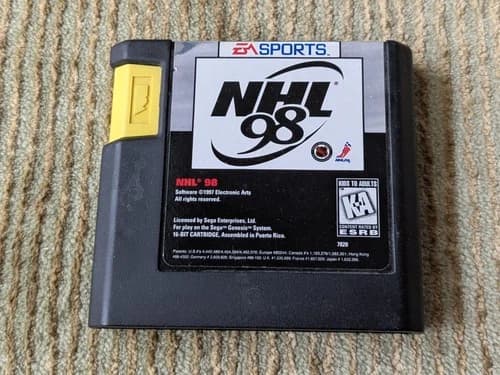 Sega Genesis NHL 98 Cartridge Only Tested Working EA Sports