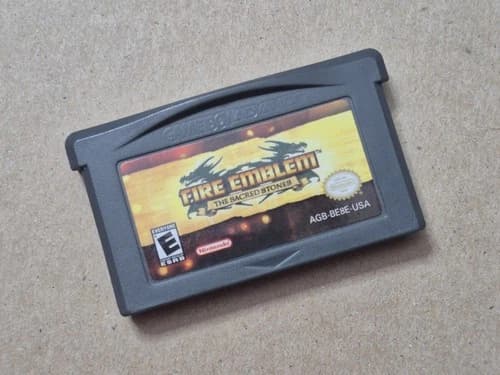 Fire Emblem The Sacred Stones GBA Nintendo Game Boy Advance Authentic RPG Stone