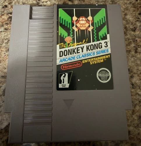 Donkey Kong 3 for Nintendo NES Cartridge Only
