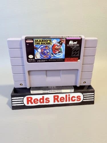 Mario's Time Machine Super Nintendo SNES - Authentic Cleaned - Tested Working