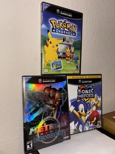 Pokémon Channel Metroid Prime 2 Sonic Heroes Nintendo GameCube Tested