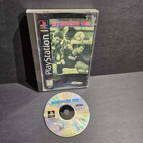 Striker 96 (Sony Playstation 1, 1996) LONG BOX - CIB COMPLETE TESTED