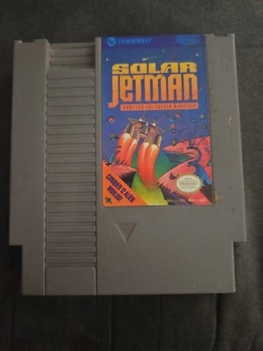 Solar Jetman: Hunt For The Golden Warpship Nintendo NES Game Cartridge