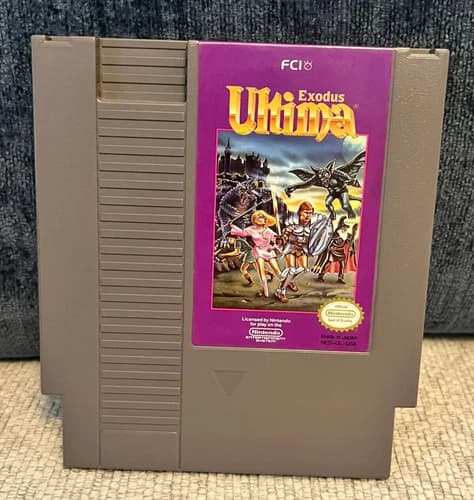 Ultima: Exodus (Nintendo Entertainment System, 1989) Tested and Working!