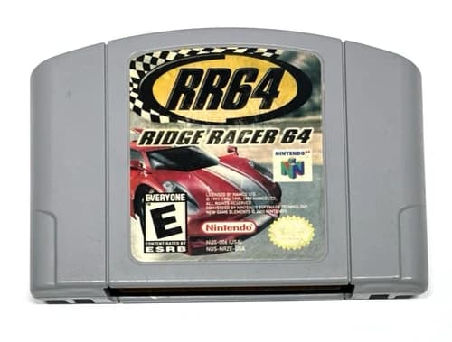 RR64 Ridge Racer 64 (Nintendo 64) N64 Tested