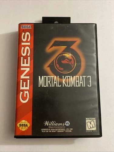 Mortal Kombat 3 Sega Genesis Complete With Manual