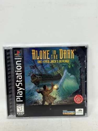 Alone in the Dark: One-Eyed Jack's Revenge (Sony PlayStation 1, 1996) CIB Tested
