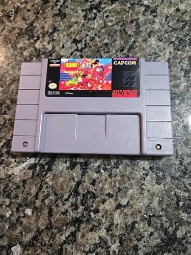 Great Circus Mystery Starring Mickey and Minnie Super Nintendo Tested