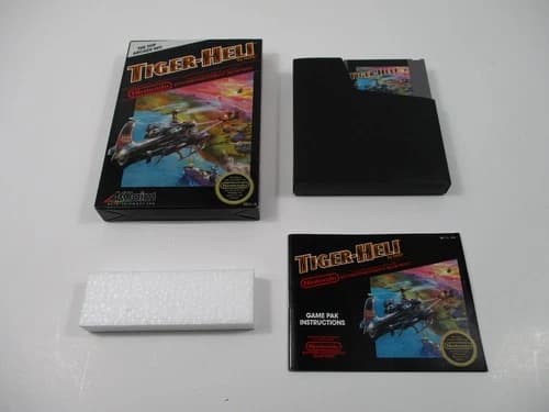 TIGER-HELI Nintendo NES Game Complete In Box Authentic!