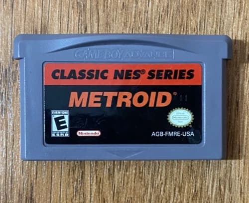 Metroid Classic NES Series Nintendo Game Boy Advance GBA