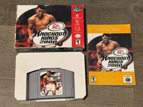 Knockout Kings 2000 Nintendo 64 N64 Complete CIB Authentic