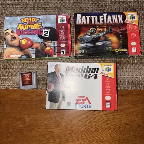 Ready 2 To Rumble Boxing - Nintendo N64 Madden BattleTank Fully Tested