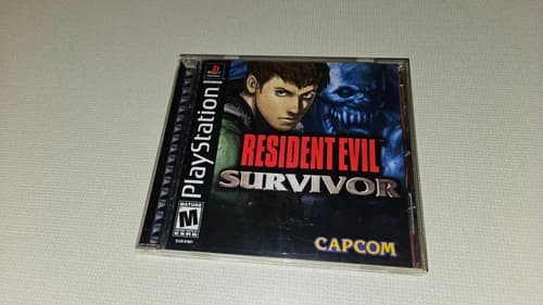PS1 Resident Evil Survivor Sony PlayStation - Complete CIB w/ Reg Card Capcom