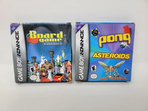 Asteroids/Pong/Yar's Revenge for Game Boy Advance Complete Fast Shipping