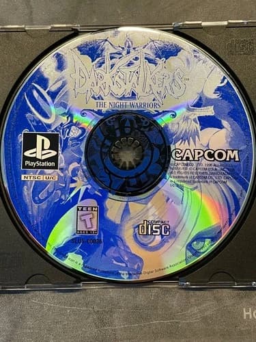 Capcom *DARKSTALKERS* The Night Warriors (Sony PlayStation 1, 1996) Longbox ed!
