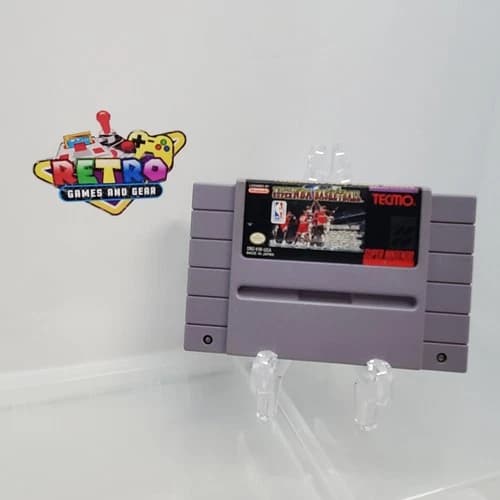 Tecmo Super NBA Basketball (Super Nintendo Entertainment System, 1992) SNES