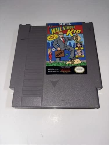 Wall Street Kid (Nintendo Entertainment System, NES 1990) Tested & Working!!