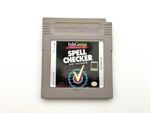 InfoGenius Productivity Pak: Spell Checker and Calculator (Nintendo Game Boy)