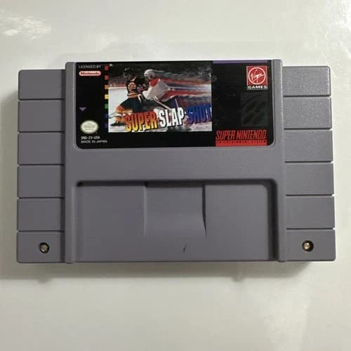 Super Slap Shot (Super Nintendo Entertainment System, SNES) Cart Only - Tested
