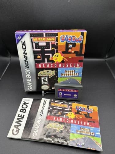Namco Museum (Game Boy Advance | GBA) Complete in Box CIB