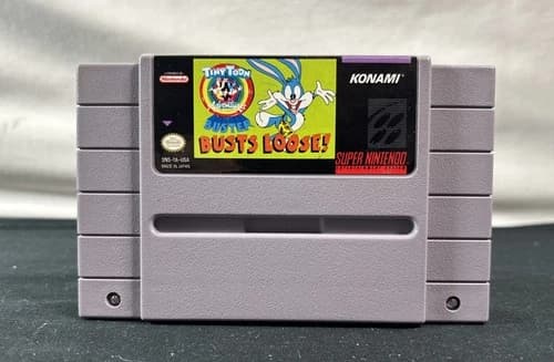 Tiny Toon Adventures: Buster Busts Loose (Super Nintendo, SNES) Tested