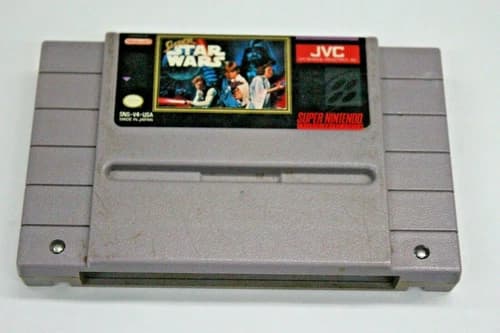 Super Star Wars Super Nintendo Entertainment System, 1992 SNES Working Cleaned