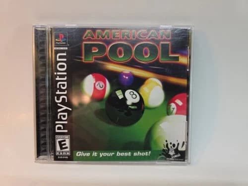 American Pool - Sony Playstation PS1 Pristine Tested Authentic Tested FREE SHIP
