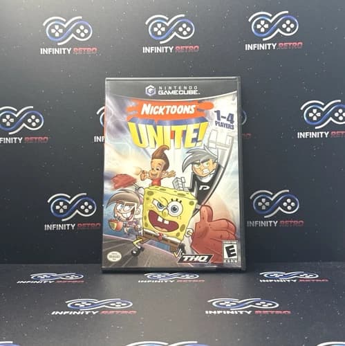 Nicktoons Unite! Nintendo GameCube CIB Complete Refurbished Tested Free Shipping