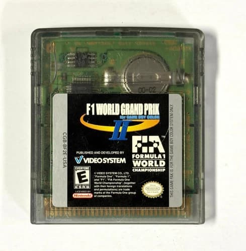 F1 World Grand Prix II (Nintendo GameBoy Color, 2000) *Cartridge Only*
