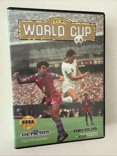 Tecmo World Cup (Sega Genesis, 1992) CIB Complete Free Shipping