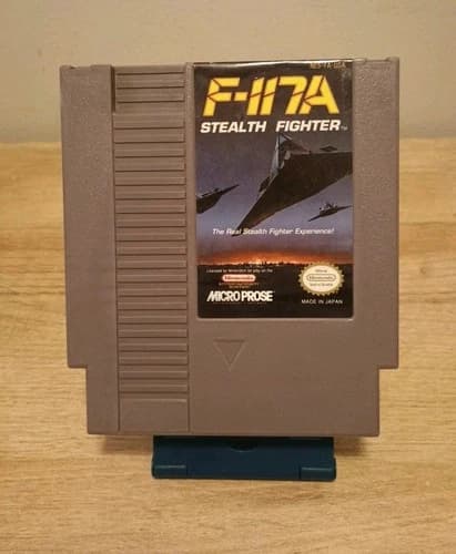 F-117A Stealth Fighter (Nintendo Entertainment System, 1992) TESTED and CLEANED
