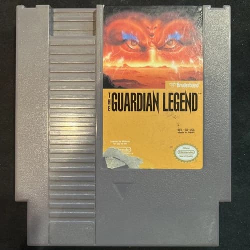 Rare THE GUARDIAN LEGEND Nintendo Game Cartridge NES Authentic, Tested & Works