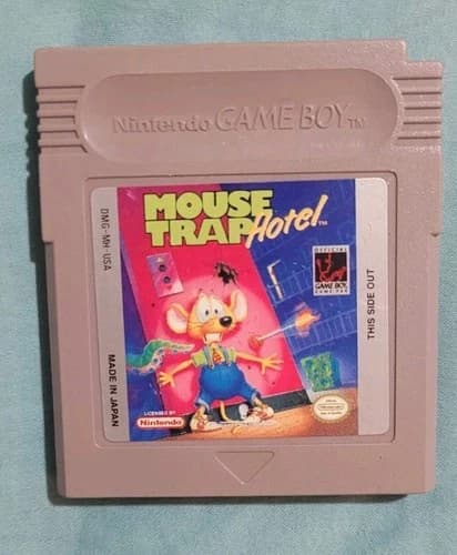 Mouse Trap Hotel (Nintendo Game Boy, 1992) Tested and Working