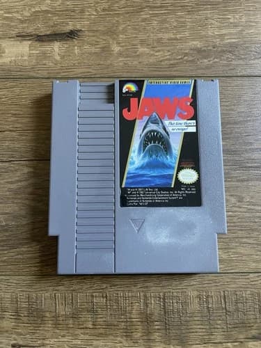 Jaws - Nintendo NES Game Authentic Cartridge Only Tested Fast Shipping!