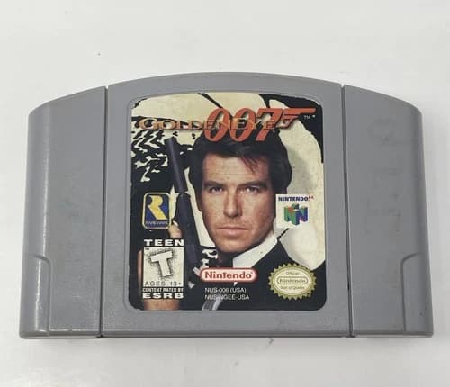 GoldenEye 007 (Nintendo 64, 1997) Authentic N64 Game Tested Works